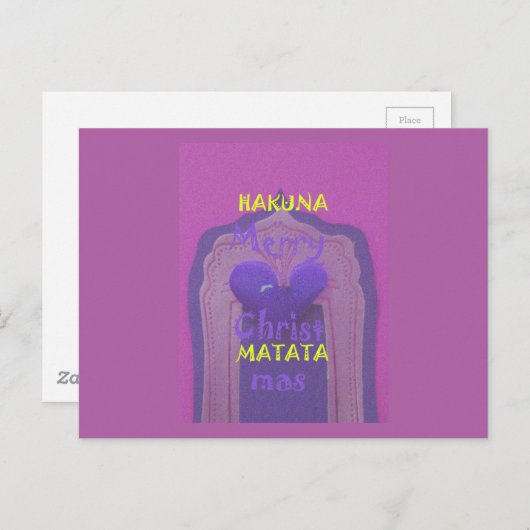 Modèle horizontal carte postale (Devant / Derrière)