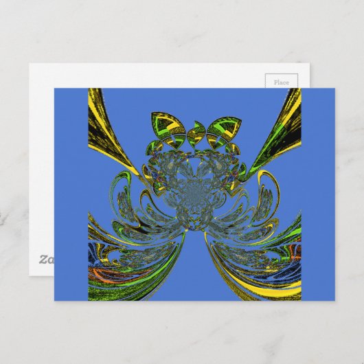 Modèle horizontal carte postale (Devant / Derrière)