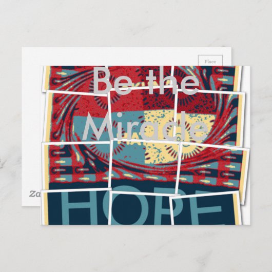 Modèle horizontal carte postale (Devant / Derrière)