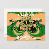 Modèle horizontal carte postale (Devant / Derrière)