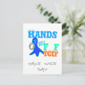 Modèle horizontal carte postale (Debout devant)