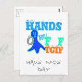 Modèle horizontal carte postale (Devant / Derrière)