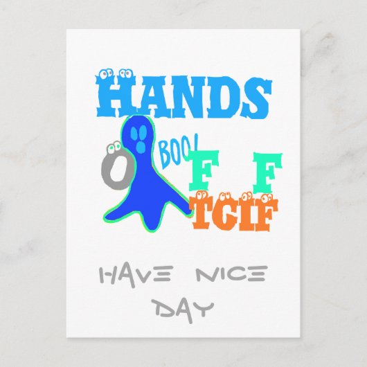 Modèle horizontal carte postale (Devant)