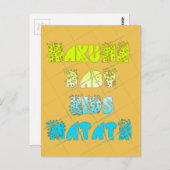 Modèle horizontal carte postale (Devant / Derrière)