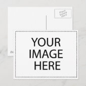 Modèle horizontal carte postale (Devant / Derrière)