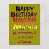 Modèle horizontal carte postale (Devant)