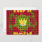 Modèle horizontal carte postale (Devant / Derrière)