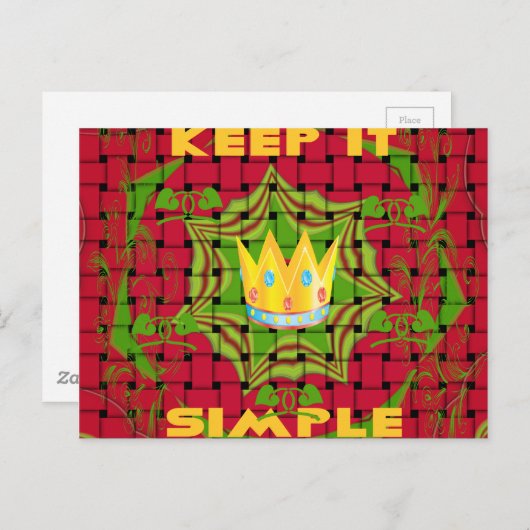 Modèle horizontal carte postale (Devant / Derrière)