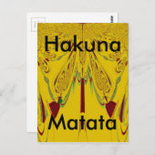 Modèle horizontal carte postale (Devant / Derrière)