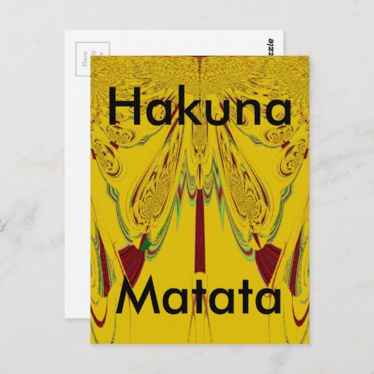 Modèle horizontal carte postale (Devant / Derrière)