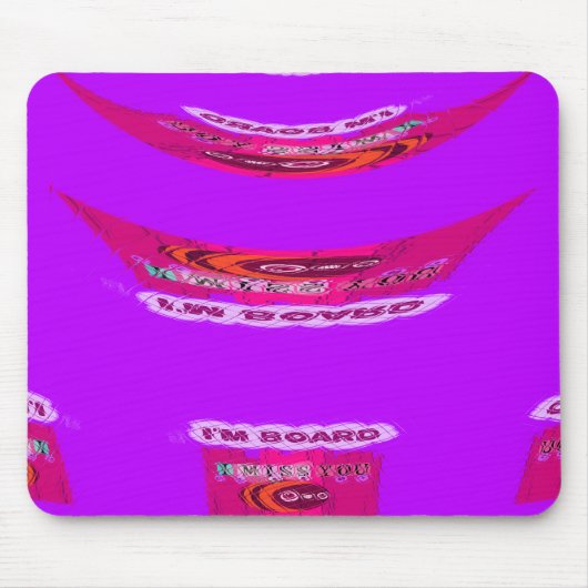 Modèle horizontal de tapis de souris (Devant)