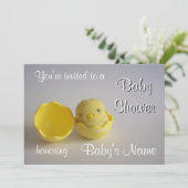 Modèle Invitation baby shower (Debout devant)