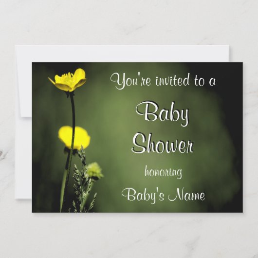 Modèle Invitation baby shower (Devant)