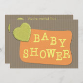 Modèle Invitation baby shower (Devant / Derrière)