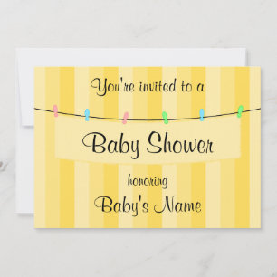 Modèle Invitation baby shower