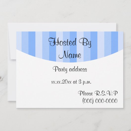 Modèle Invitation baby shower (Dos)
