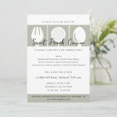 MODÈLE INVITATION DE CLASSE COOKERY DE LA FORCE DE (Debout devant)