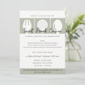 MODÈLE INVITATION DE CLASSE COOKERY DE LA FORCE DE (Debout devant)