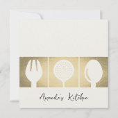 MODÈLE INVITATION de la classe de CUISINE de la  d (Dos)