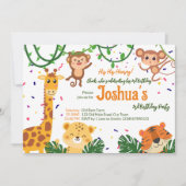 Modèle invitation de la fête des animaux de la jun (Devant)