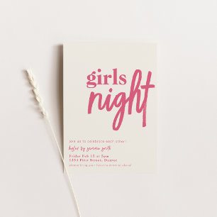Modèle Invitation Dîner De Nuit Fille