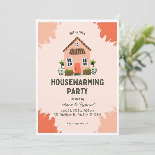 Modèle Invitation, Orange Invitation (Debout devant)