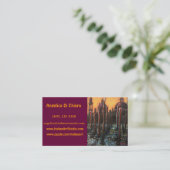 modèle italien de carte de visite (Debout devant)