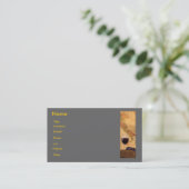 modèle italien de carte de visite (Debout devant)