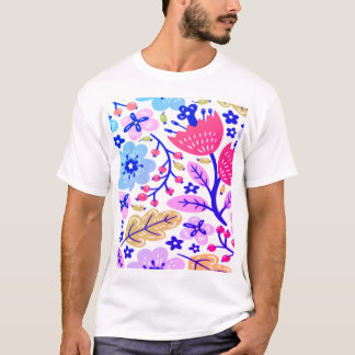 Modèle Jerry et fleurie T-shirt