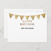 Modèle Joyeux Anniversaire (Devant / Derrière)