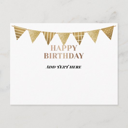 Modèle Joyeux Anniversaire (Devant)