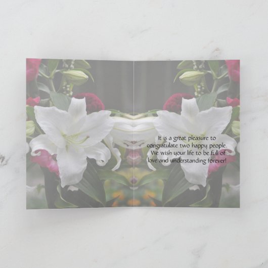 Modèle Joyeux Anniversaire de Mariage (Intérieur)