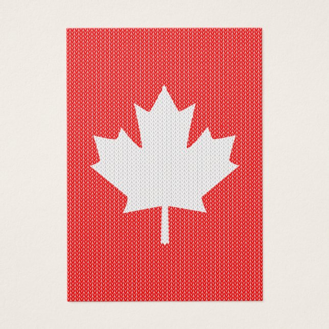 Modèle Knit Maple Leaf Tricot Motif (Devant)