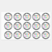 Modèle Logo de l'entreprise et Stickers Entreprise (Feuille)