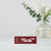 Modèle maigre de carte de profil - dragon (Debout devant)