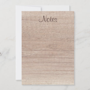 Modèle manuscrit personnalisé en bois naturel