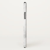 Modèle Marbre blanc Motif iPhone XS Coque (Dos/Droite)