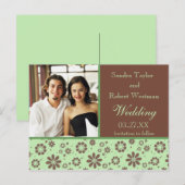 Modèle Mariage carte photo (Devant / Derrière)