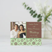 Modèle Mariage carte photo (Debout devant)
