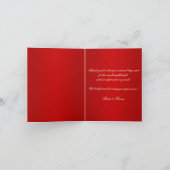 modèle mariage crème rouge "Merci" (Intérieur)