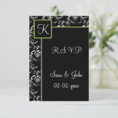 modèle mariage damassé R.S.V.P standard 3,5 x 5 (Debout devant)