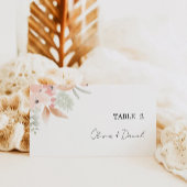 Modèle Mariage fleur sauvage Cartes de Place