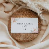 Modèle Mariage fleur sauvage Cartes de Place