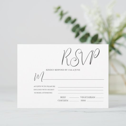 Modèle mariage RSVP (Debout devant)