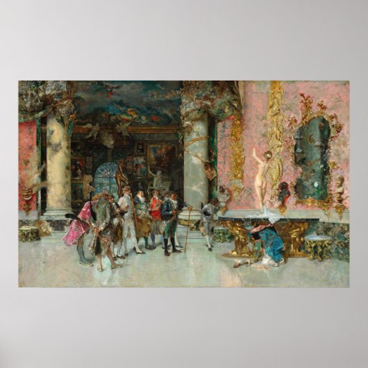 Modèle - Mariano Fortuny Marsal Fine Art Poster (Devant)