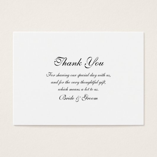 modèle Merci mariage (Devant)