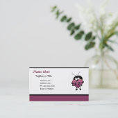 modèle mignon de carte d'insecte (Debout devant)