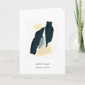 Modèle minimaliste de la Brochure Artiste (Devant)