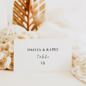 Modèle minimaliste des cartes de Mariage