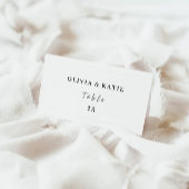 Modèle minimaliste des cartes de Mariage